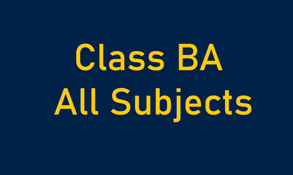 Class BA