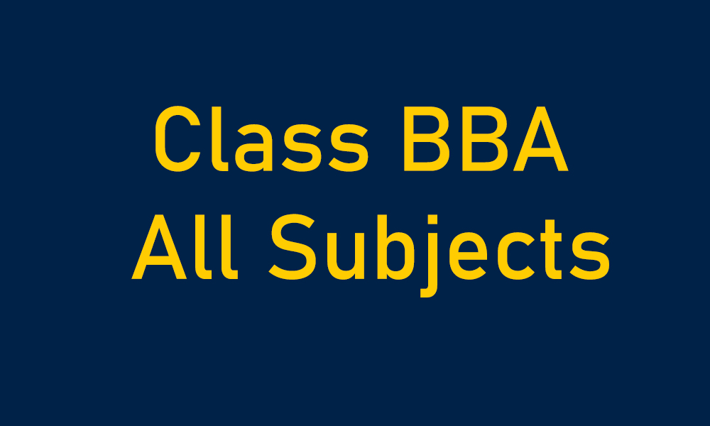 Class BBA